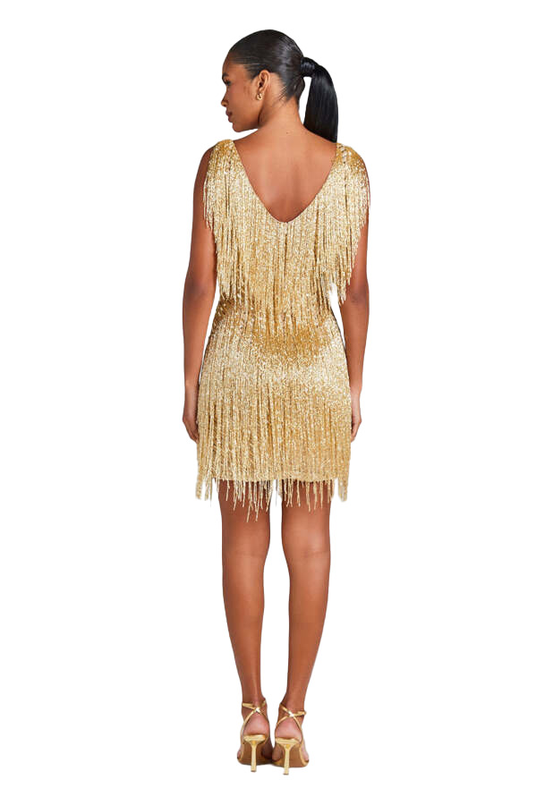 green emerald velvet dress Jodie Gold Sequin Dress