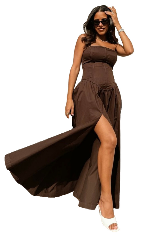 knee length dresses for ladies ELIANA MAXI DRESS main image 1