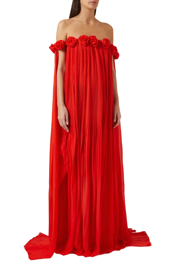 chinese dress ladies Farm Rio Belle Garden Lenzing Ecovero Viscose Maxi Dress